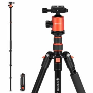 GEEKOTO 77-inch Carbon Fiber Tripod