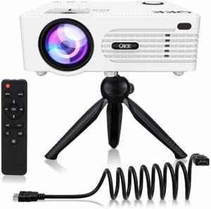 QKK Mini Projector with Tripod