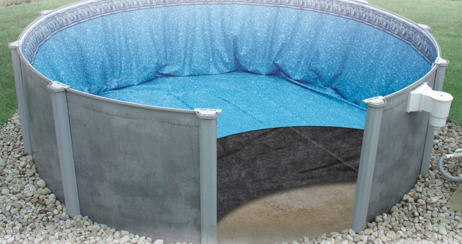 ground pad for pool
