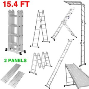 Finether 15.4ft Telescoping Ladder