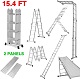 Finether 15.4ft Telescoping Ladder